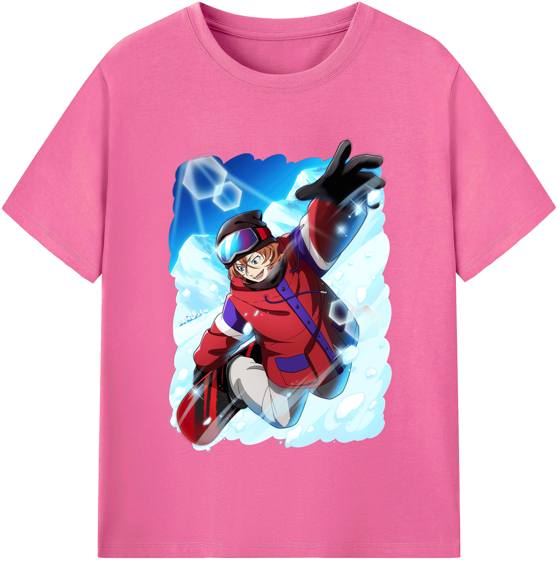 （画像用） 文豪ストレイドッグス Bungo Stray Dogs レディースカジュアルプリントTシャツ（綿100％）